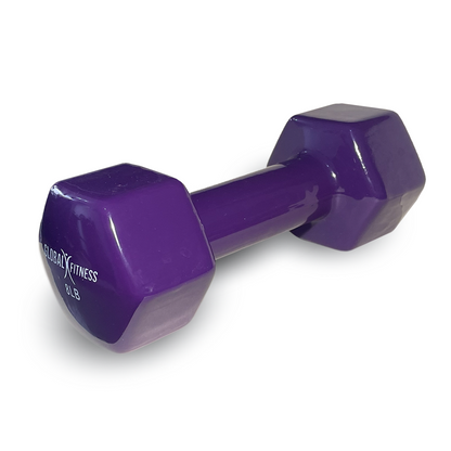 Mancuerna Encauchetada En Vinilo Global Fitness 8 Lb