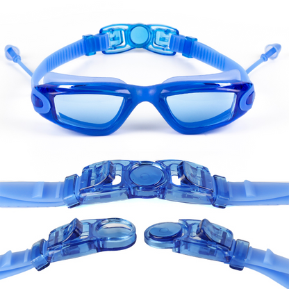 Gafas De Natación Transparentes - Azul