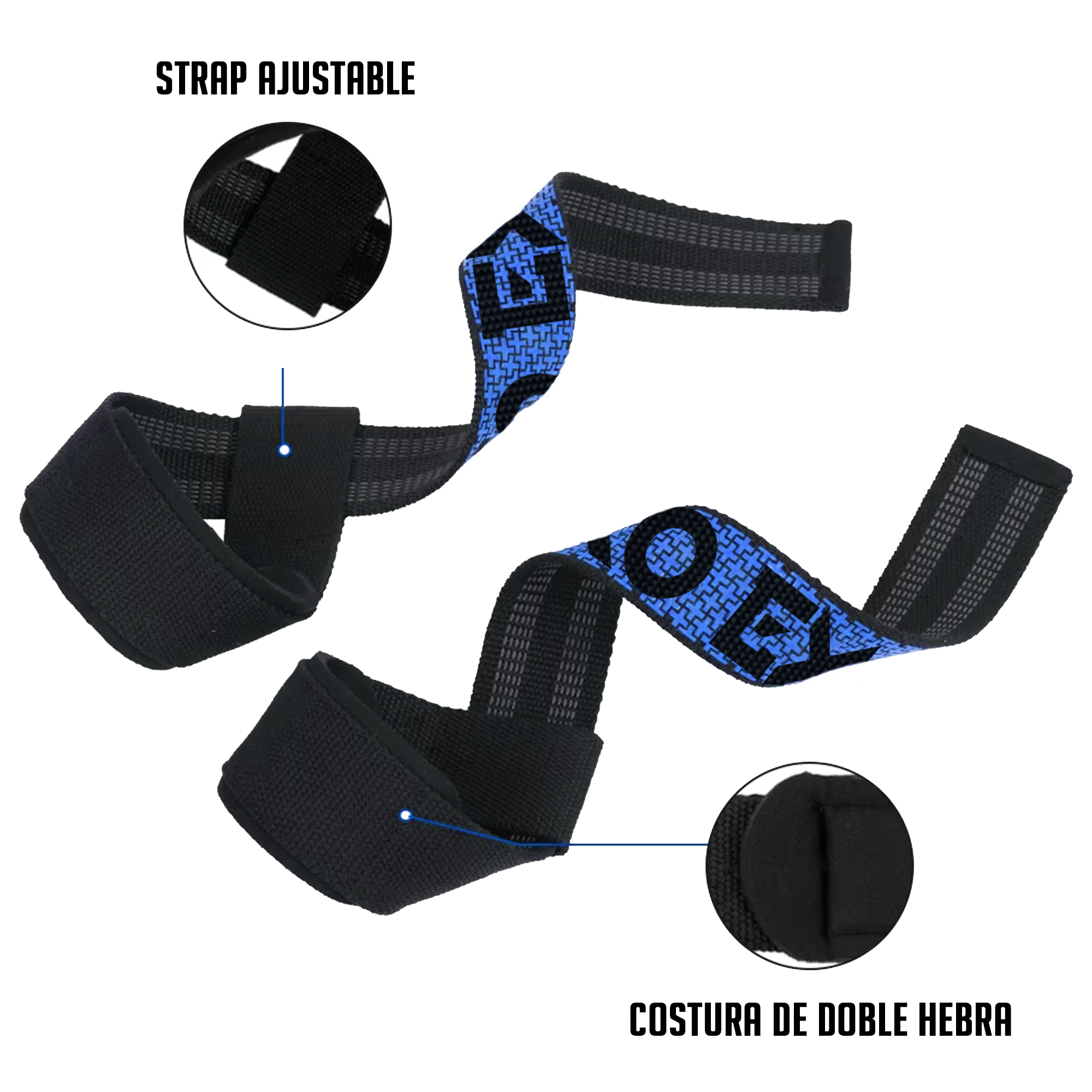 Straps Clásico para Gym Global Fitness