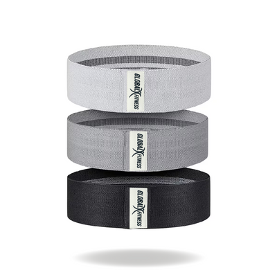 Set De Bandas Elásticas En Tela Global Fitness