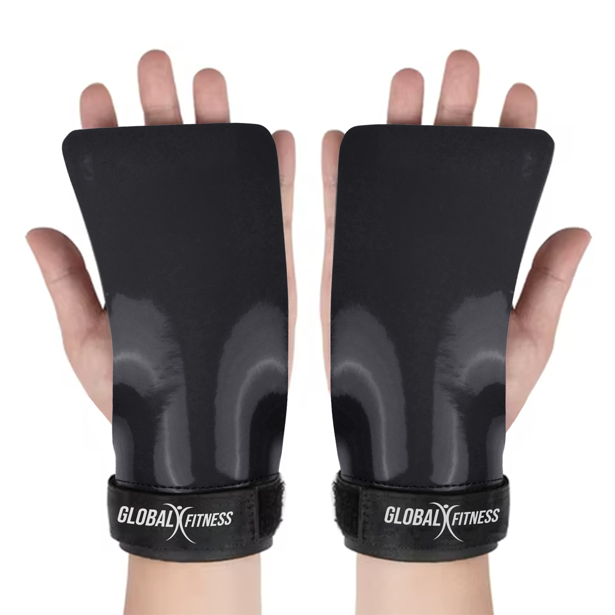 Straps Power Grip con protector de palma Silicona Global fitness