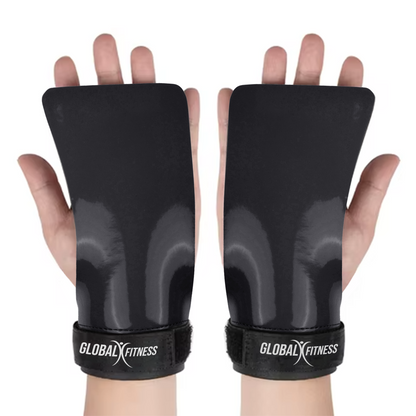 Straps Power Grip con protector de palma Silicona Global fitness