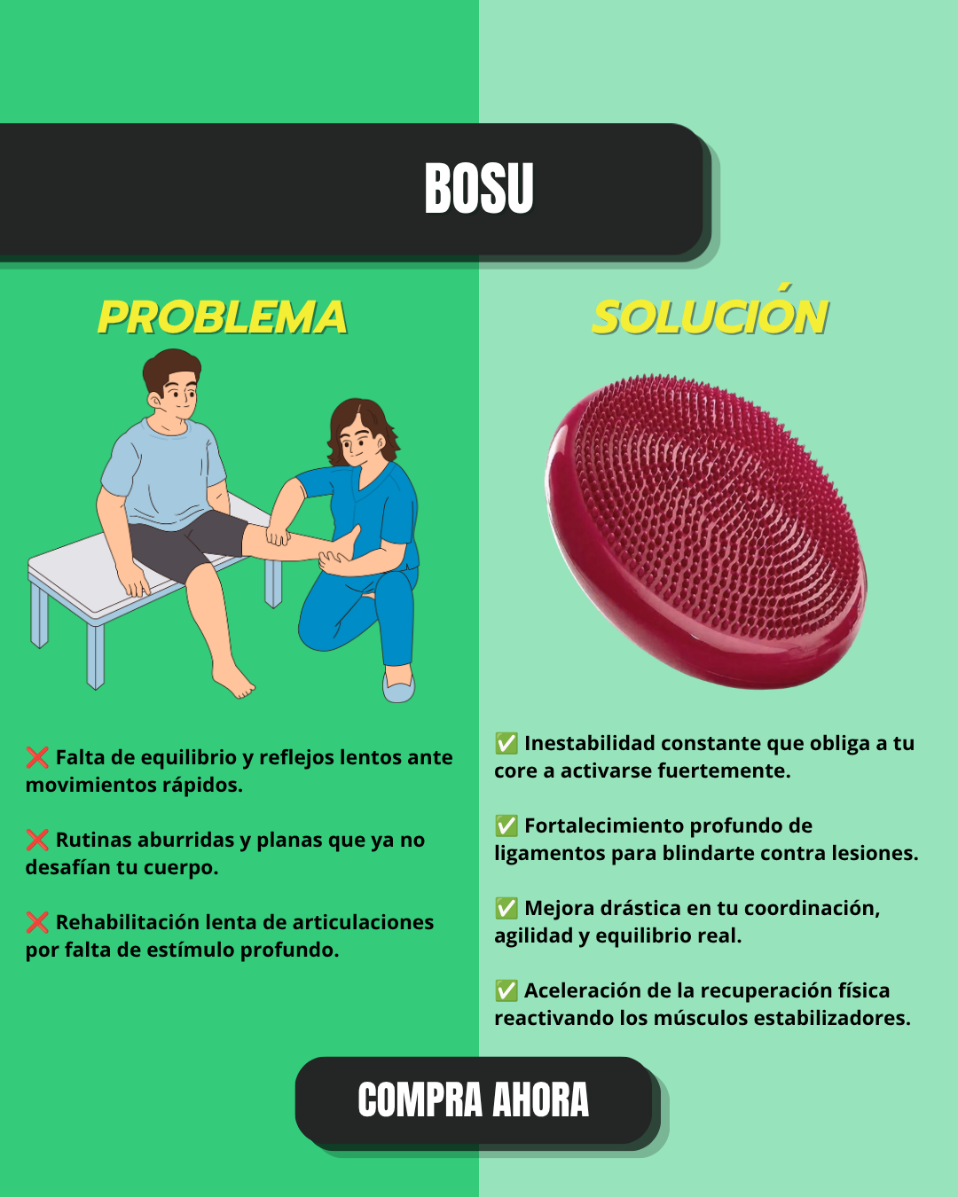 Bosu / Cojín Inestable