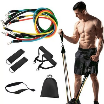 Kit Bandas Tubulares Juego De 10 Piezas Global Fitness