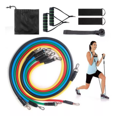 Kit Bandas Tubulares Juego De 10 Piezas Global Fitness