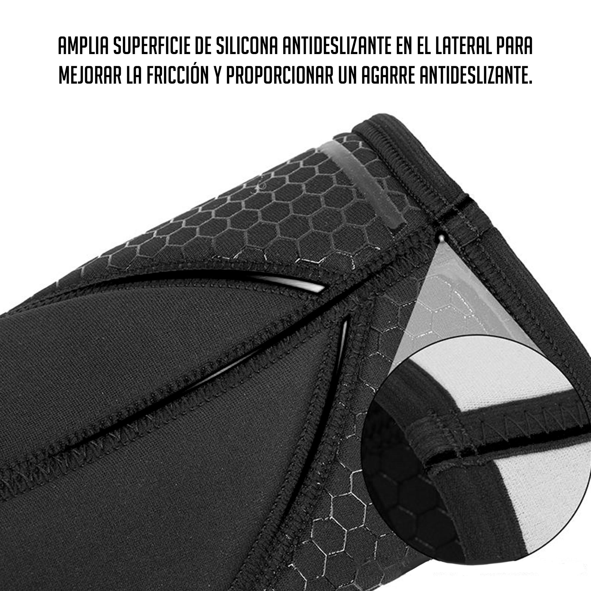 Rodillera Doble Faz 7mm para GYM - Global Fitness