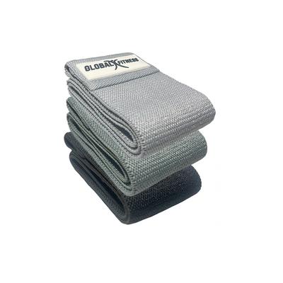 Set De Bandas Elásticas En Tela Global Fitness