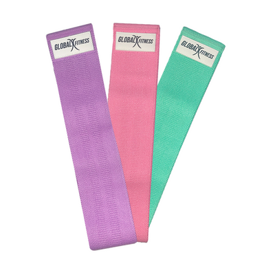 Set De Bandas Elásticas En Tela Global Fitness