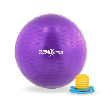 Balón de pilates 65 Cm - Morado - Global Fitness