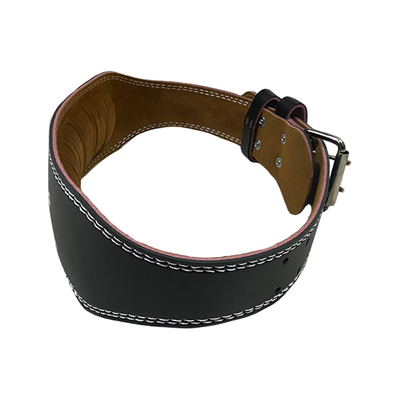 Cinturón de levantamiento de pesas en cuero profesional Global Fitness