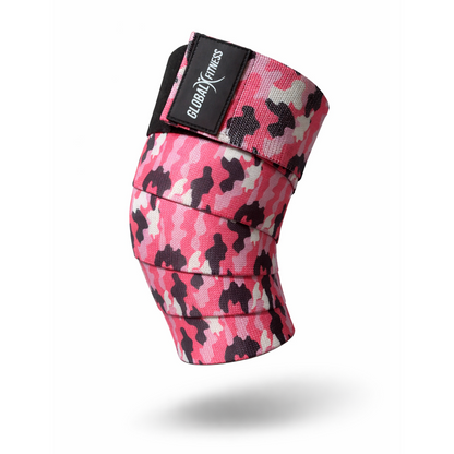 Vendas Rodillera camufladas para Gym Rosa - Global Fitness