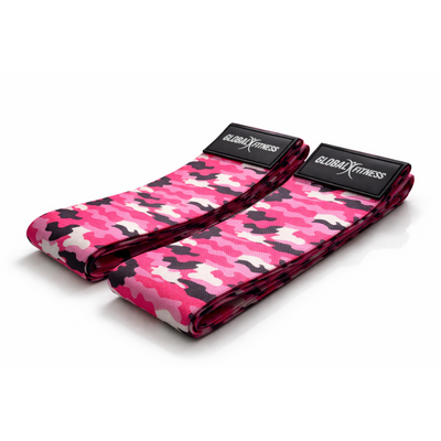 Vendas Rodillera camufladas para Gym Rosa - Global Fitness