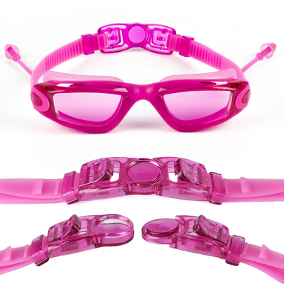 Gafas De Natación Transparentes - Rosa