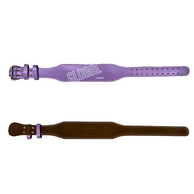 Cinturón Levantamiento Global Fitness Morado