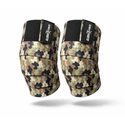 Vendas Rodillera camufladas para Gym Verde - Global Fitness