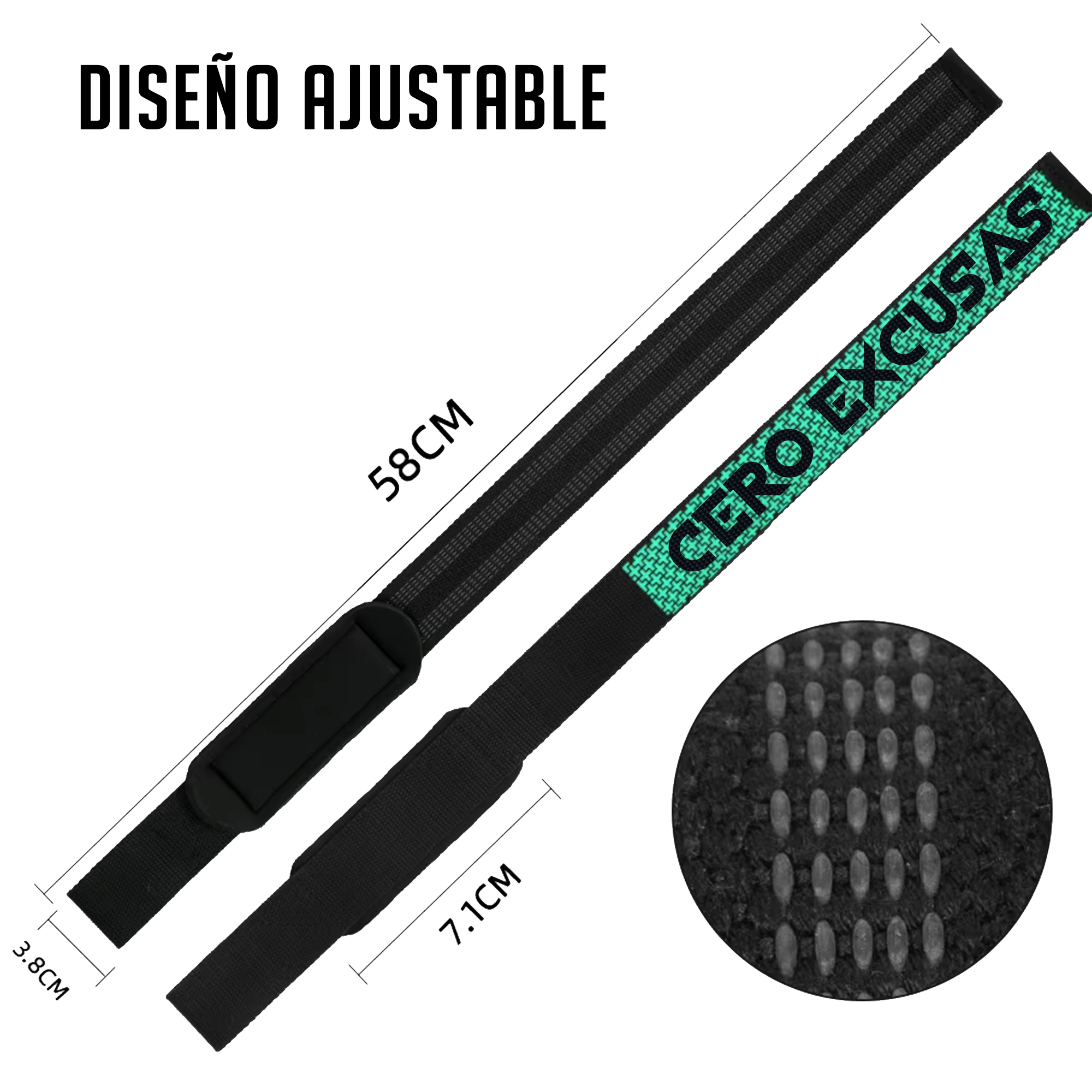 Straps Clásico para Gym Global Fitness