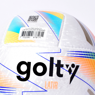 Balón De Fútbol Fga Pro Latir Cosido A Mano Golty