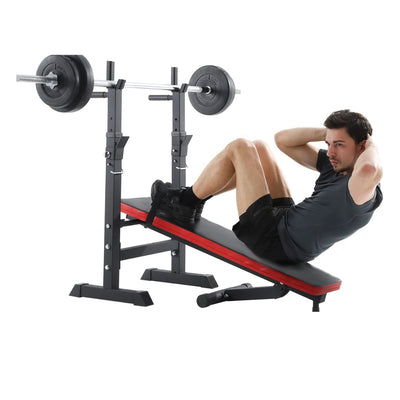 Banco Ejercicio Con Soporte Para Barra Global Fitness