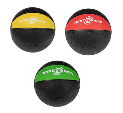 Balón medicinal en caucho de rebote Sportfitness