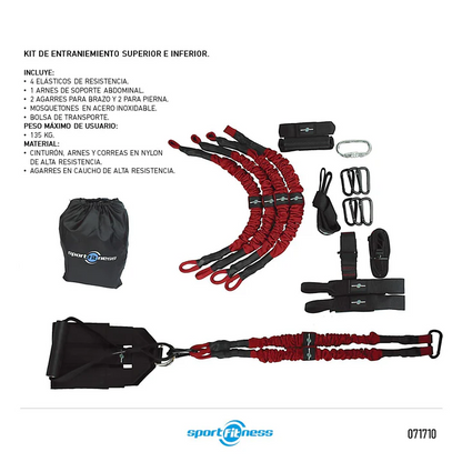 KIT DE ENTRENAMIENTO SUPERIOR / INFERIOR SPORTFITNESS